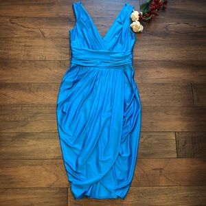 Old Hollywood Stunner! Gorgeous, Silky, Retro Maggy London Evening Dress